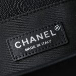 CHANEL Le Boy Black Small - fake chanel boy small detail 2