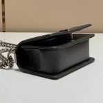g2-9 CHANEL Le Boy V Black - Silver - chanel boy v pattern replica detail 2