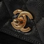g3-3 CHANEL 23P Coco Black - fake chanel coco black detail 3