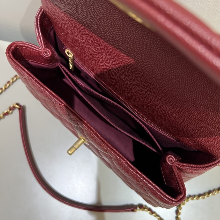 CHANEL 23P Coco Red - fake chanel coco red detail 3