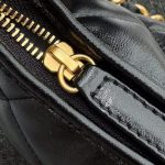CHANEL 24a Hobo Large Black - chanel 24a hobo large black dupe detail 4