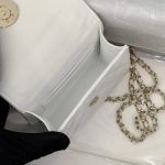 CHANEL 23P Kelly Handle White - fake chanel kelly white detail 4
