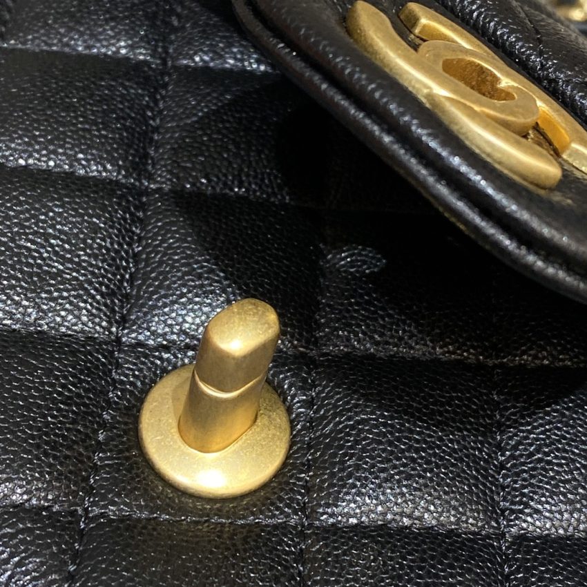 g5-18 CHANEL CF Handle Black - chanel cf handle black replica detail 5