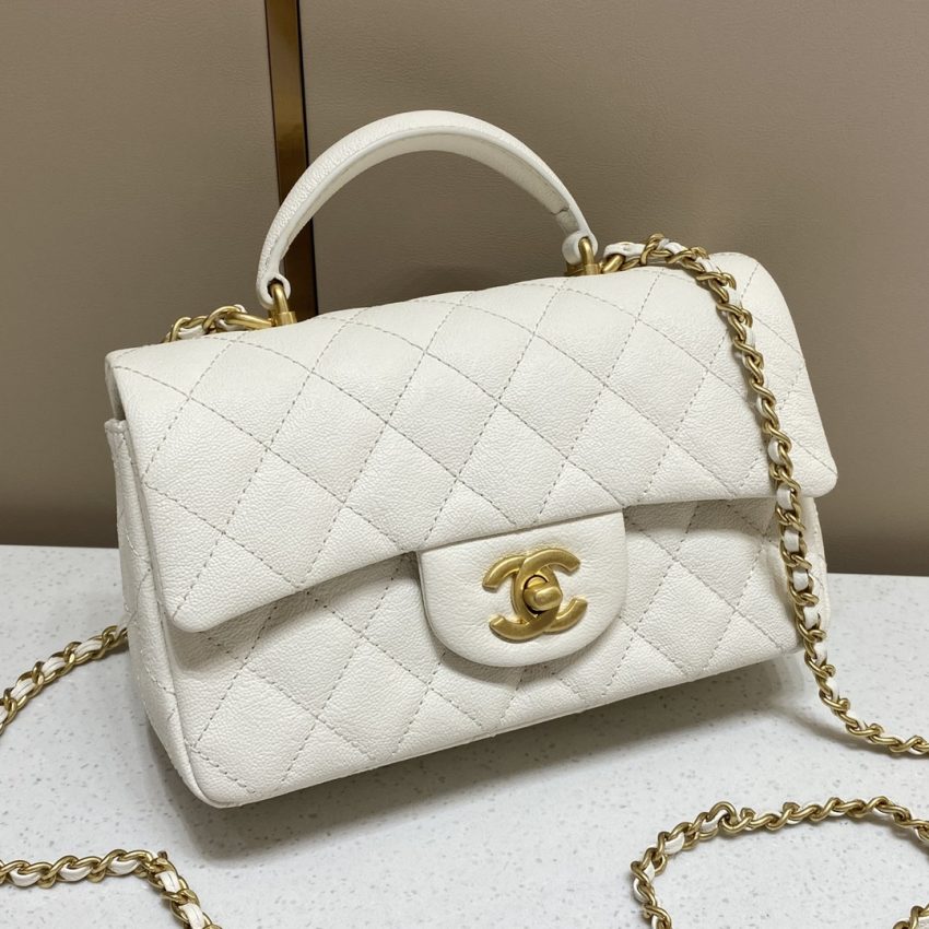 CHANEL CF Handle White - fake chanel cf handle white detail 5