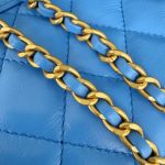 g6 CHANEL 23k Kelly Sky Blue - fake chanel kelly sky blue detail 6