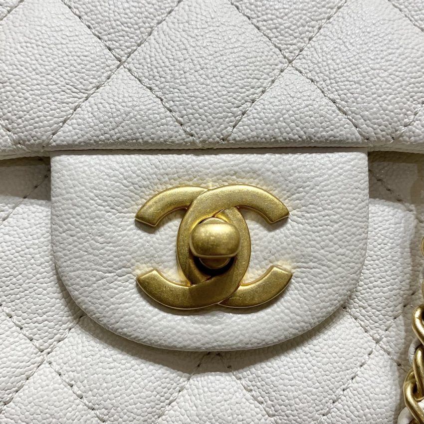 CHANEL CF Handle White - fake chanel cf handle white detail 6