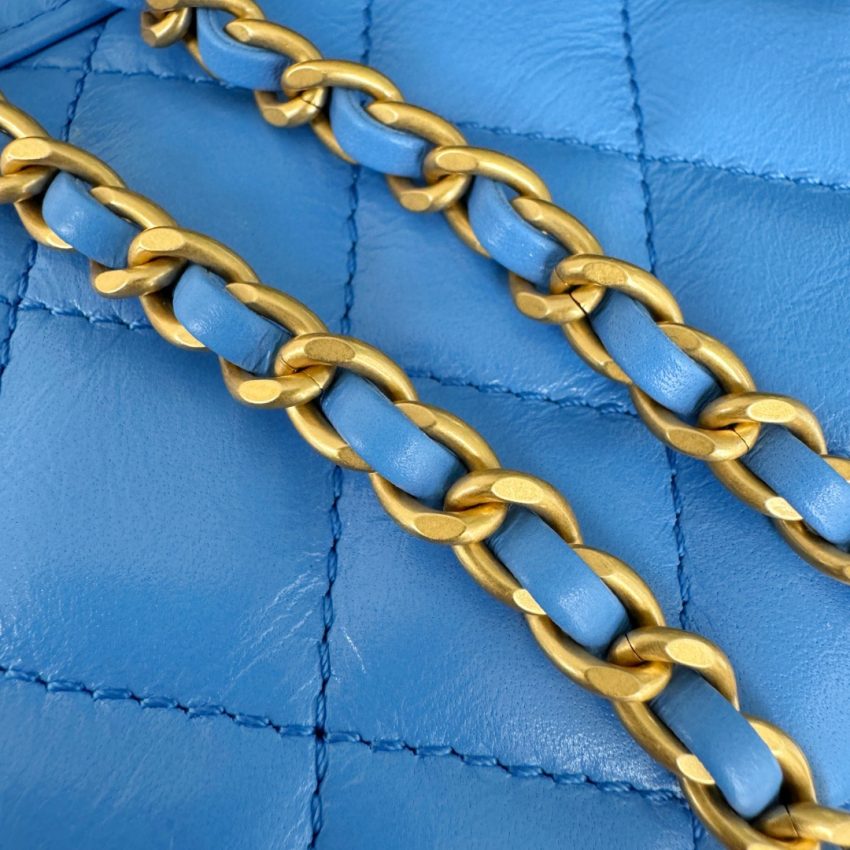 g6 CHANEL 23k Kelly Sky Blue - fake chanel kelly sky blue detail 6