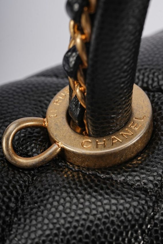 g7-2 CHANEL 23P Coco Black - fake chanel coco black detail 7