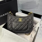 g7-24 CHANEL 24s Hobo Black - chanel 24s hobo black replica detail 7