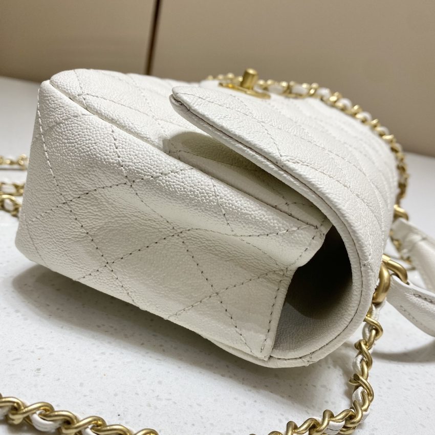 CHANEL CF Handle White - fake chanel cf handle white detail 8