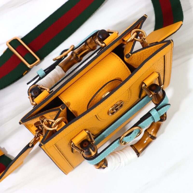 gucci-diana-small-tote-yellow-gallery-7