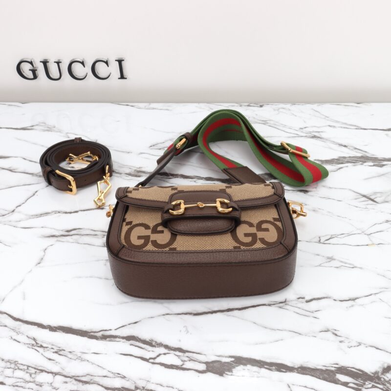 gucci-horsebit-1955-double-g-mini-brown-canvas-gallery-7