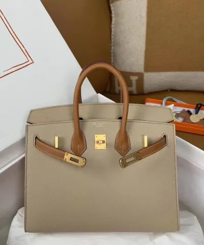 Replica Hermès Birkin Chai Brown