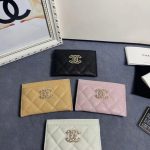 Chanel Card Holder - chanel card holder replica front view