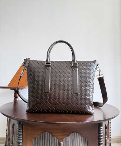 BV Intrecciato Soft Briefcase - Bottega Flexible Work Bag