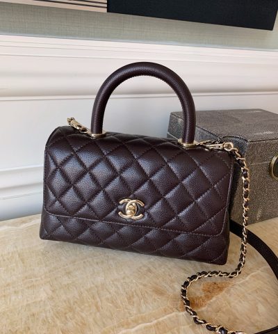 CHANEL 23P Coco Dark Brown