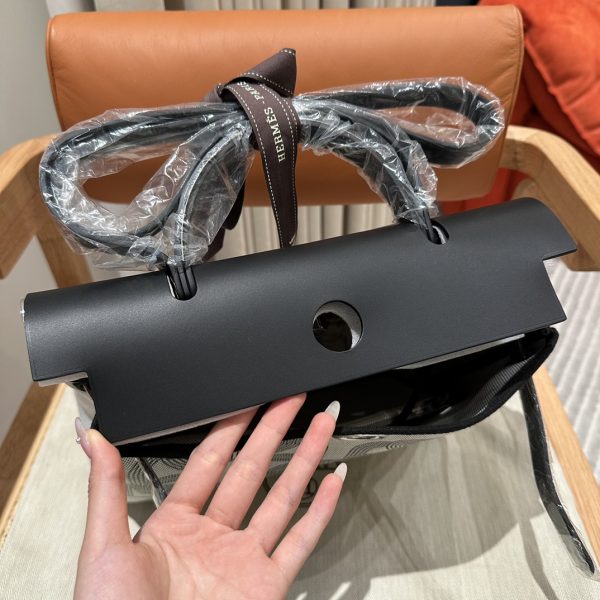 Replica Hermès Herbag 31Cm Circuit Nero - borsa replica premium 1:1