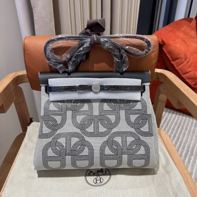 Replica Hermès Herbag 31Cm Circuit Nero