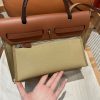 Fake Hermès Herbag 31Cm Brown Canvas - high-end replica designer purse