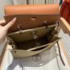 Fake Hermès Herbag 31Cm Brown Canvas - elite factory replica handbag