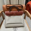Fake Hermès Herbag 31Cm Beige Red - high-quality designer bag dupe