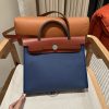 Fake Hermès Herbag 31Cm Blue Canvas - ultra-realistic fake purse