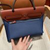 Fake Hermès Herbag 31Cm Blue Canvas - high-end replica designer purse