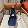 Fake Hermès Herbag 31Cm Blue Canvas - premium superclone handbag