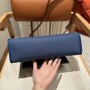 Fake Hermès Herbag 31Cm Blue Canvas - 1:1 premium replica handbag