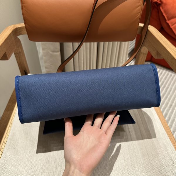 Replica Hermès Herbag 31Cm Blue Canvas - 1:1 premium replica handbag