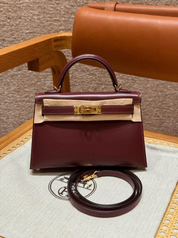 Fake Hermès Kelly Rouge Box - high-end replica designer purse