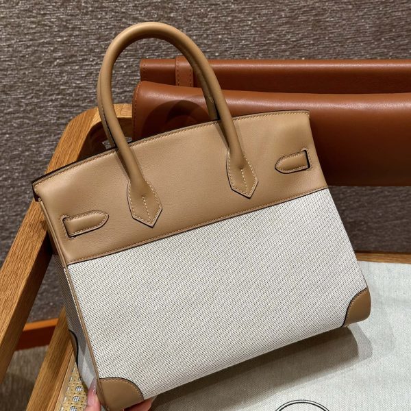 Replica Hermès Birkin Chai Brown - 1:1 premium replica handbag