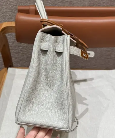 Fake Hermès Kelly Beton Epsom - 1:1 premium replica handbag