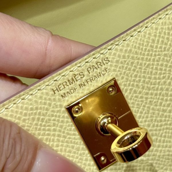 Replica Hermès Kelly Jaune Poussin - top-grade luxury bag dupe