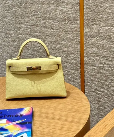 Replica Hermès Kelly Jaune Poussin - affordable luxury replica bag