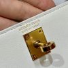 Replica Hermès Kelly Brown Epsom Blanc - affordable luxury replica bag