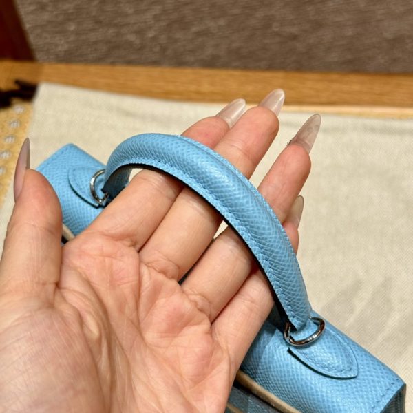 Replica Hermès Kelly Celeste Epsom