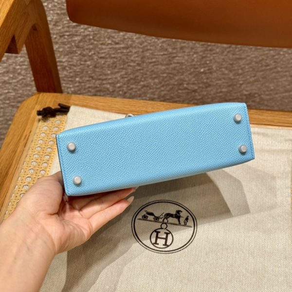 Replica Hermès Kelly Celeste Epsom