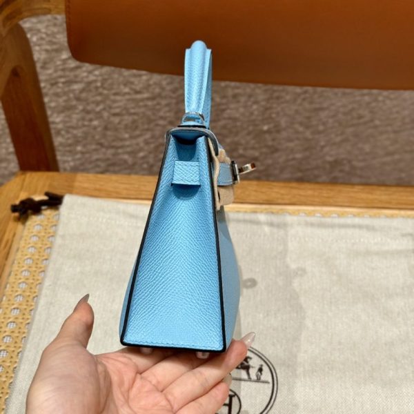 Replica Hermès Kelly Celeste Epsom