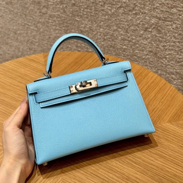 Replica Hermès Kelly Celeste Epsom