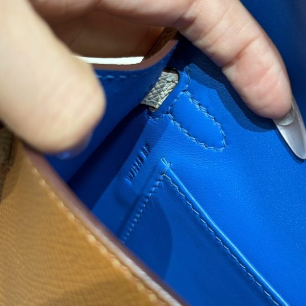 Replica Hermès Kelly Noir Blue Epsom - 1:1 premium replica handbag
