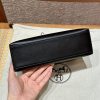 Replica Hermès Kelly Pochette Swift Black - top-grade luxury bag dupe