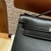 Replica Hermès Kelly Pochette Swift Black - 1:1 premium replica handbag