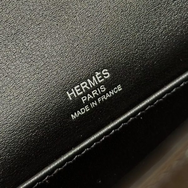 Replica Hermès Kelly Pochette Swift Black - premium superclone handbag