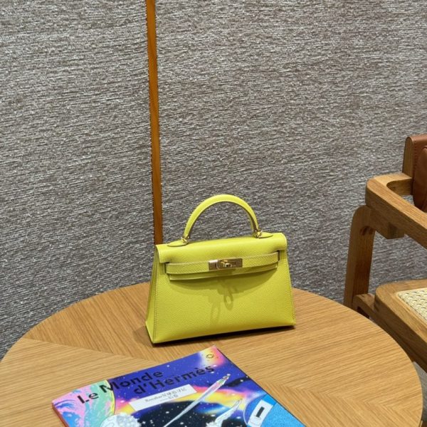 Replica Hermès Kelly Lime - premium superclone handbag