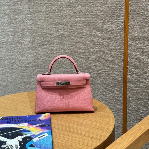 Replica Hermès Kelly Rose Confetti