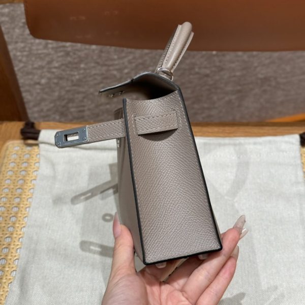Replica Hermès Kelly Gris Asphalte