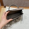 Fake Hermès Kelly Gris Asphalte - top-grade luxury bag dupe