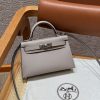 Fake Hermès Kelly Gris Asphalte - high-end replica designer purse