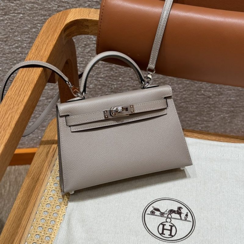 Fake Hermès Kelly Gris Asphalte - best quality fake designer bag